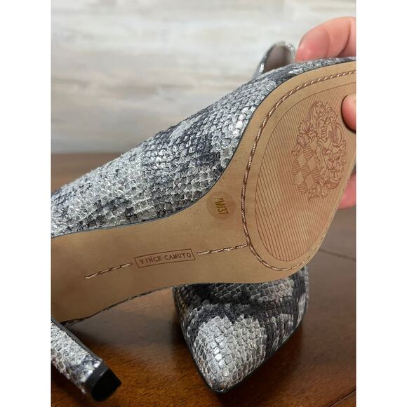 NEW Vince Camuto KAIN Women's Snakeskin Print High Heels Shoes Size 7 - Picture 5 of 8